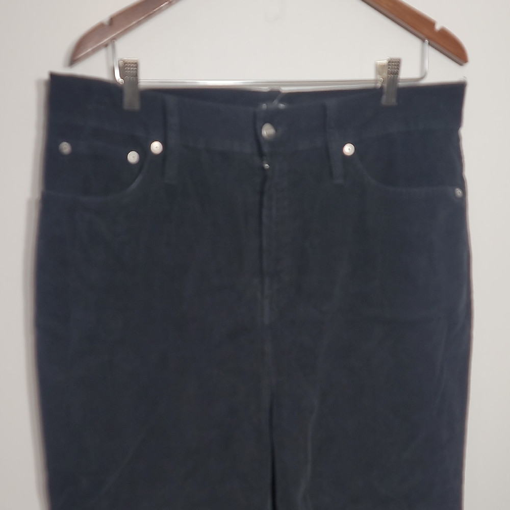 J. Crew High Rise Cropped Ankle Corduroy Lyocell Cotton Blend Trouser Pants